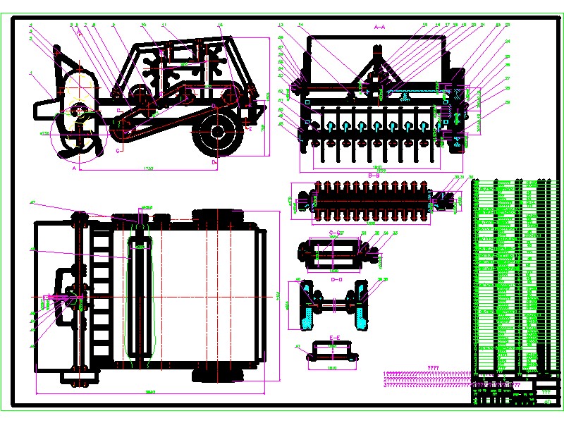 农作物根茎收获机的结构设计含三维SW模型+CAD图纸+说明书==1517045