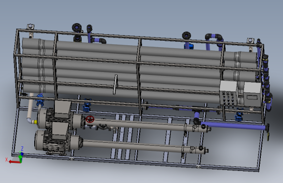 典型的海淡系统图RO