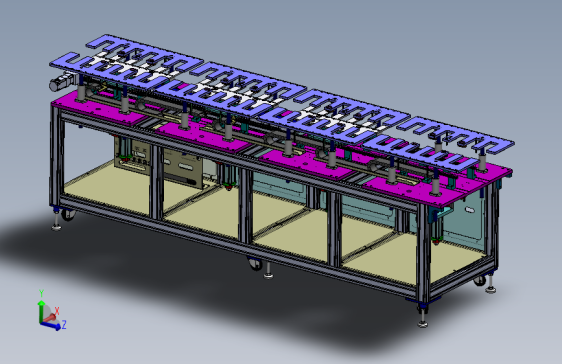 面板顶升平移换位机构--1723607--350