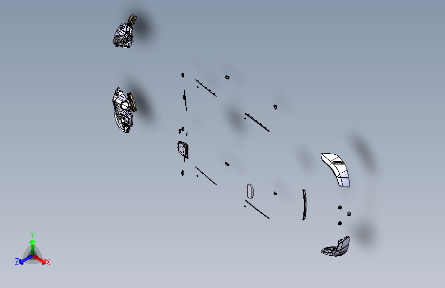 奔驰C200逆向 -汽车灯具装置