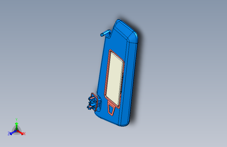 奔驰C200逆向 -遮阳板组件