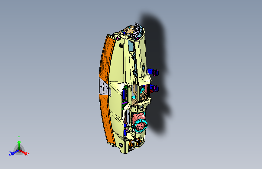 奔驰C200逆向 -仪表板总成