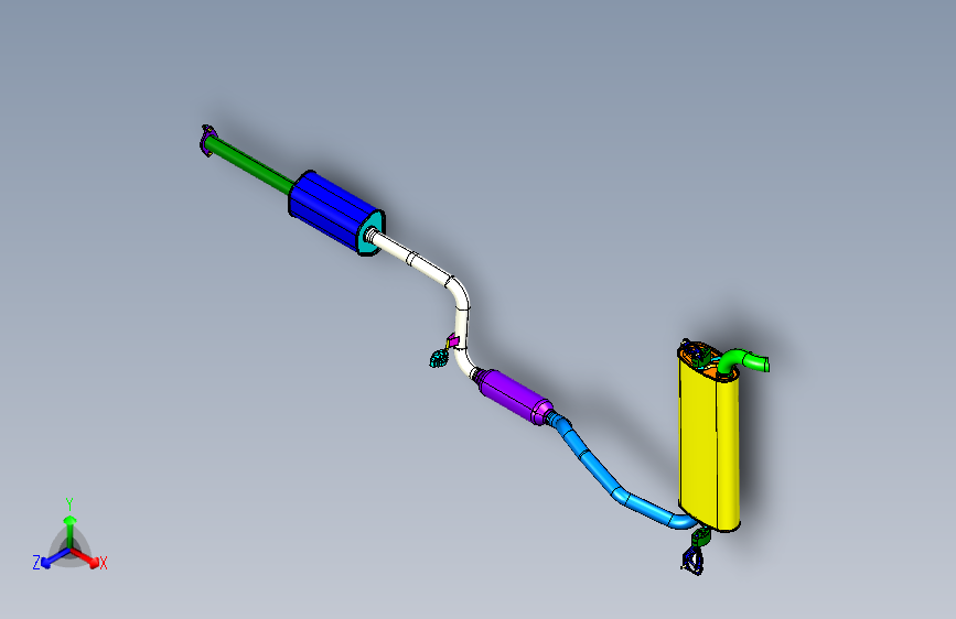福特 福克斯 -30 Exhaust Cold End