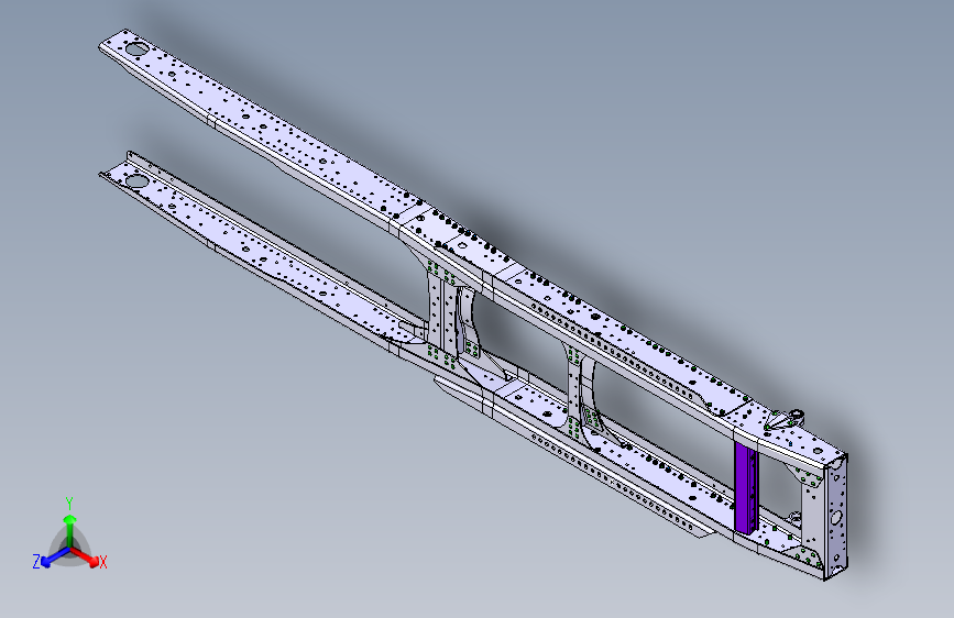 福田—欧曼重卡 -车架总成