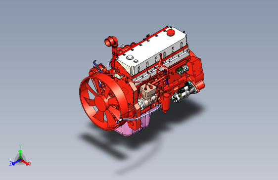 福田—欧曼重卡 -发动机