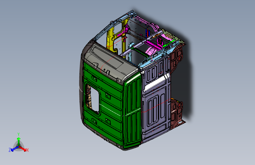 福田—欧曼重卡 -欧曼重卡车身