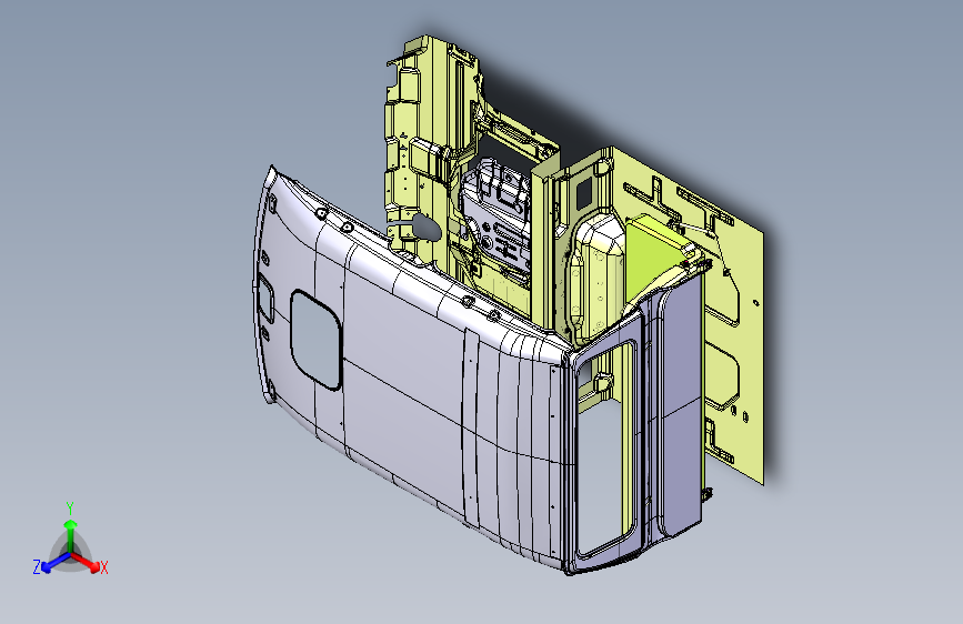 力帆重卡 -CV07双排内饰数据