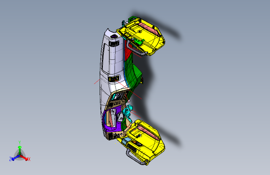 力帆重卡 -CV10内饰-IP和DOOR TRIM