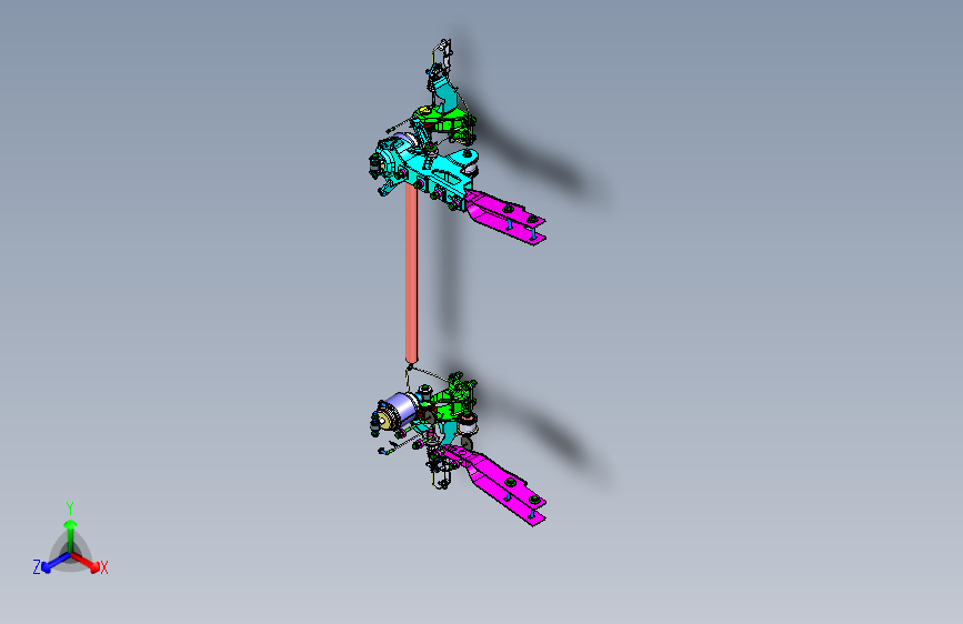 欧曼重卡 -车身前悬置系统
