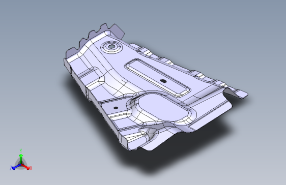 威龙-370 -发动机舱右连接板总成