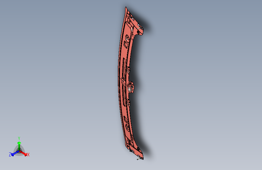 现代 IX35 -顶盖前横梁外板总成