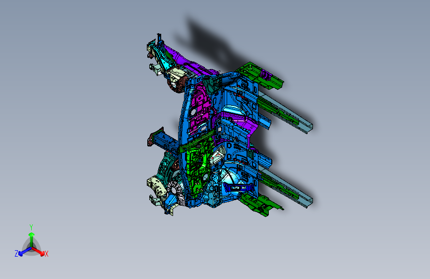 现代 IX35 -发动机舱总成
