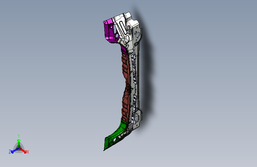 现代 IX35 -后围板总成