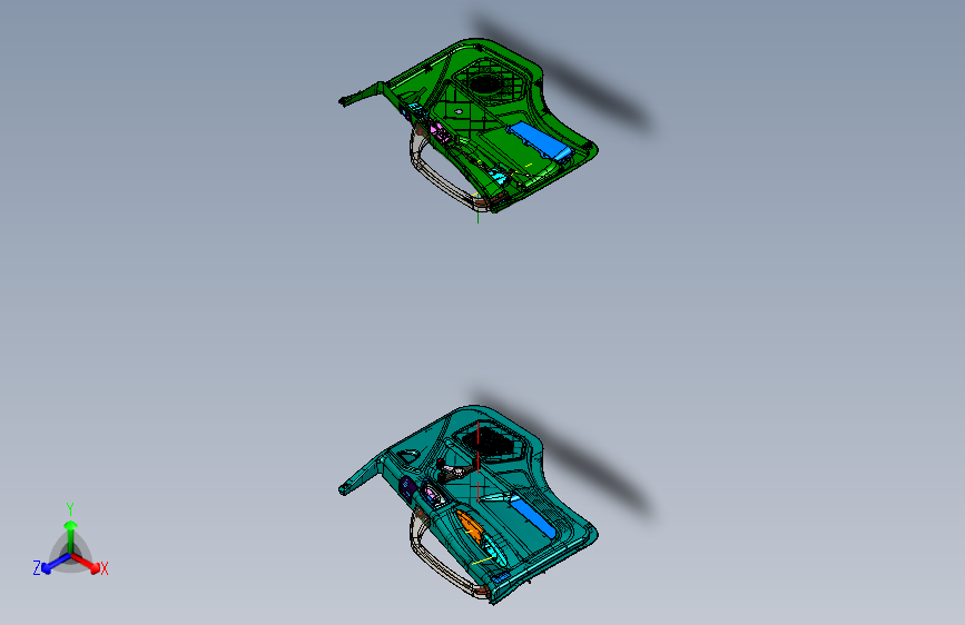 新虎V-重卡 -最终数据宽体内饰