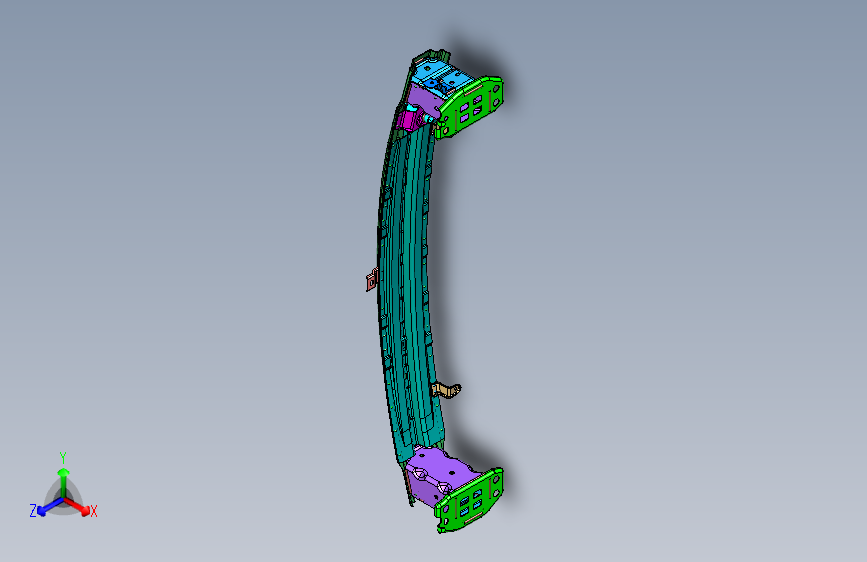 野马 B10 -（前防撞梁总成装置）