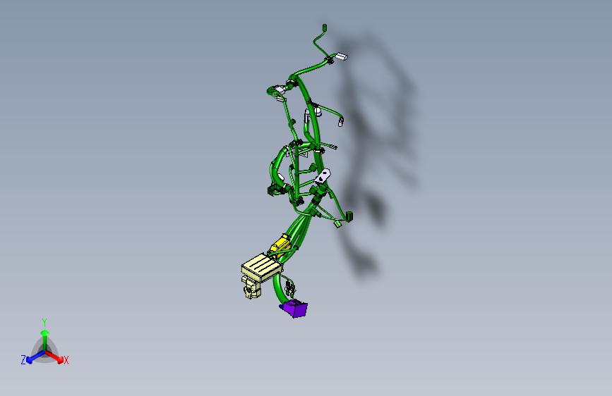 野马 B10 -_发动机线束装置