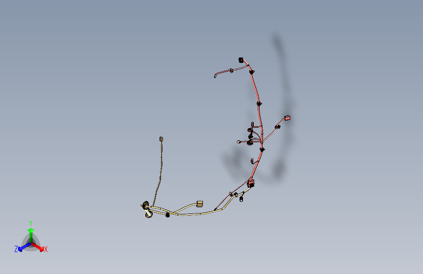 野马 B10 -背门线束装置