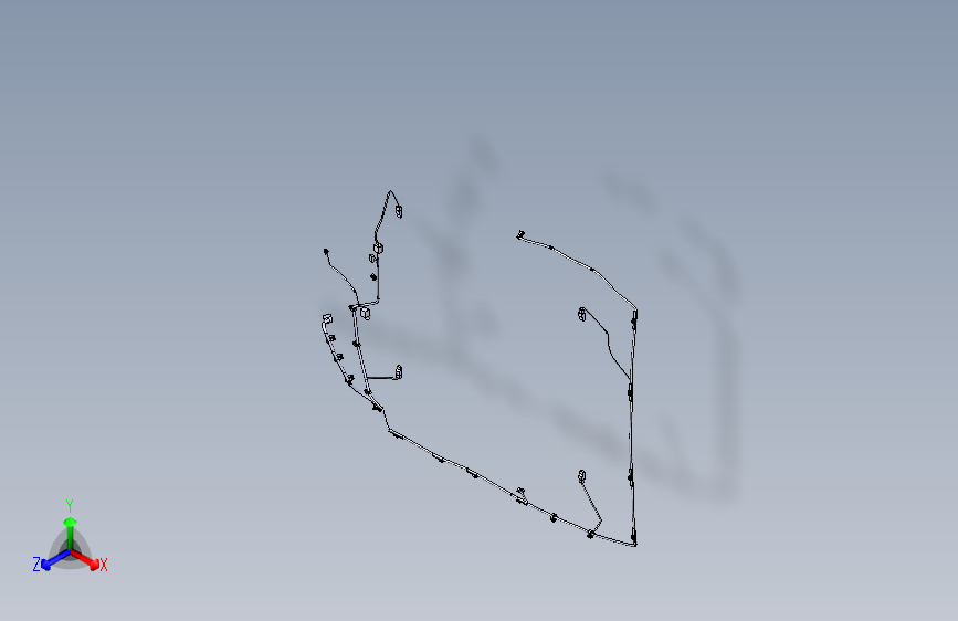 野马 B10 -顶棚线束装置