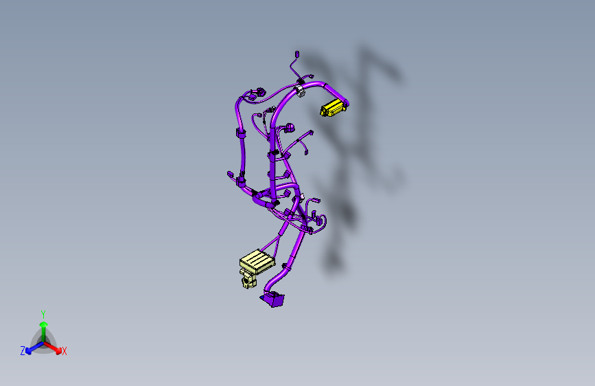 野马 B10 -发动机线束装置