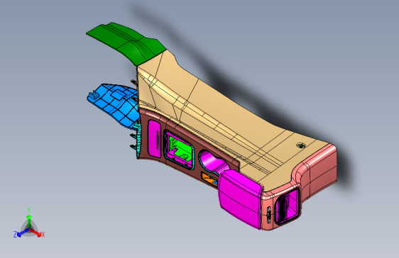 野马 B10 -副仪表板装置