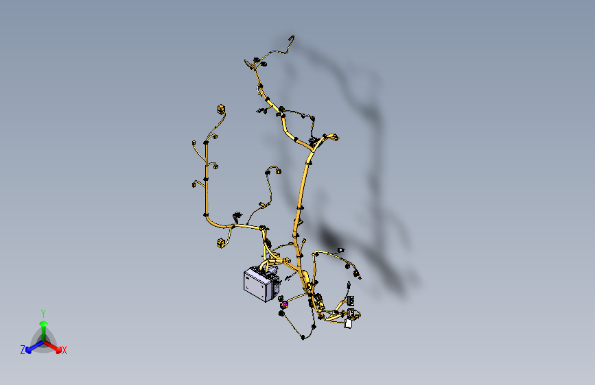 野马 B10 -前舱线束装置