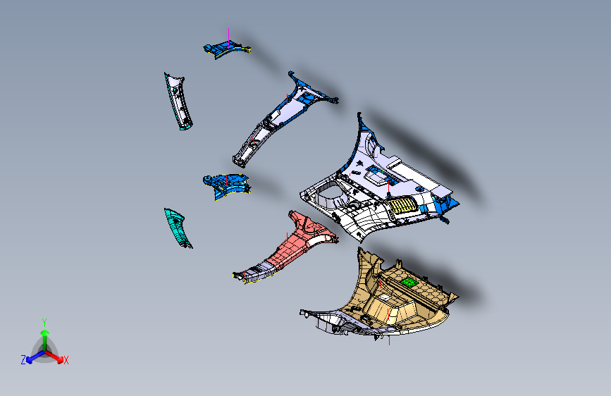 野马 B10 -立柱护板装置