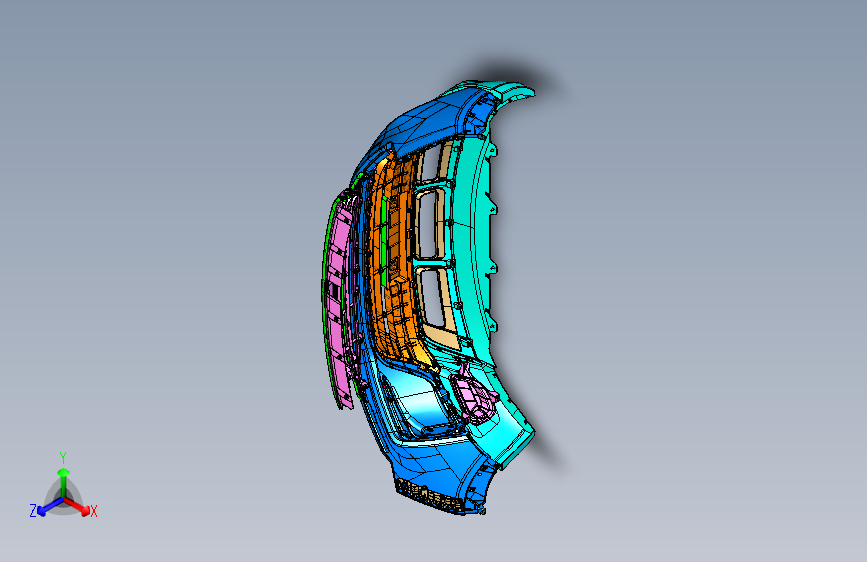野马 B10 -前保险杠装置