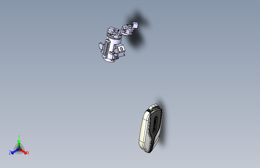 野马 B10 -钥匙锁芯装置