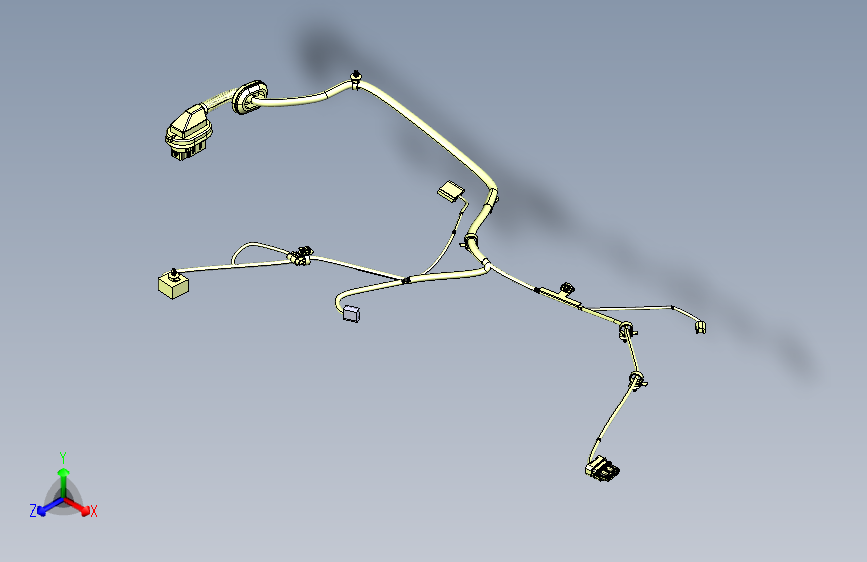 野马 B10 -右前门线束装置