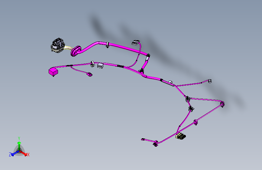 野马 B10 -左前门线束装置
