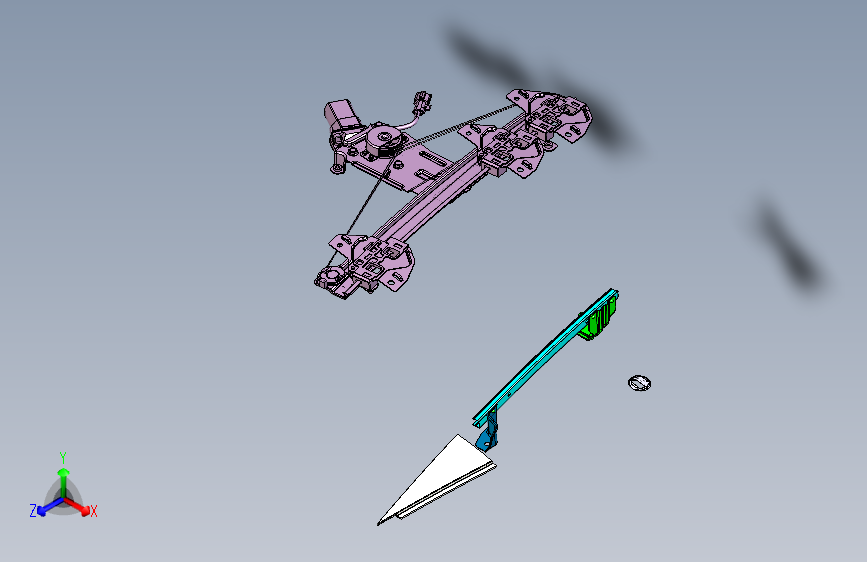 野马-B10-FNA6200002（后门附件装置-右）