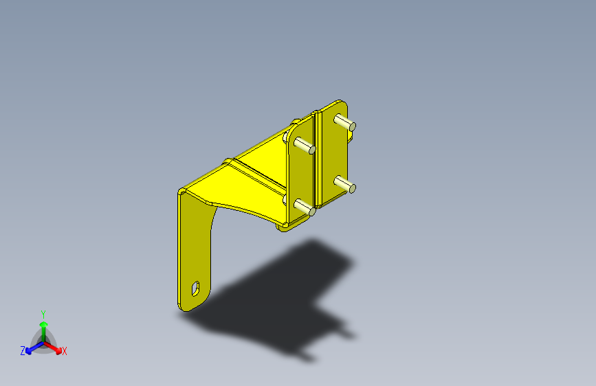 一汽轻卡塞虎3 -保险杠支架