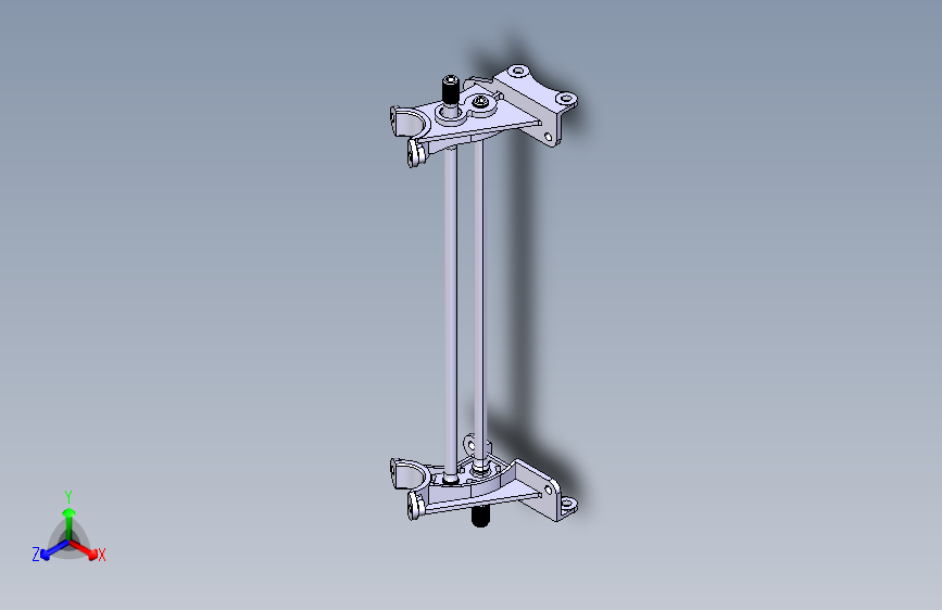 一汽轻卡塞虎3 -驾驶室翻转悬置3D数据