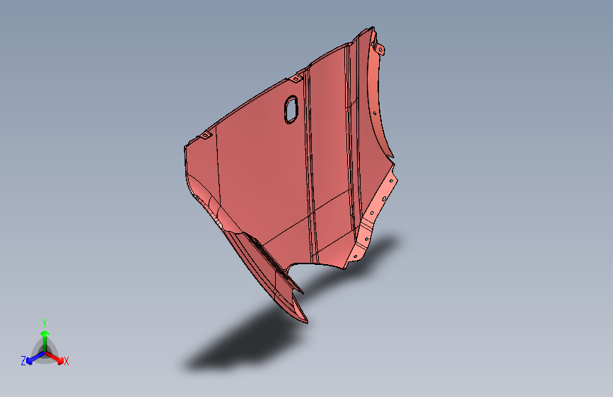 长安跨越MINI轻卡 -8403 前翼子板总成