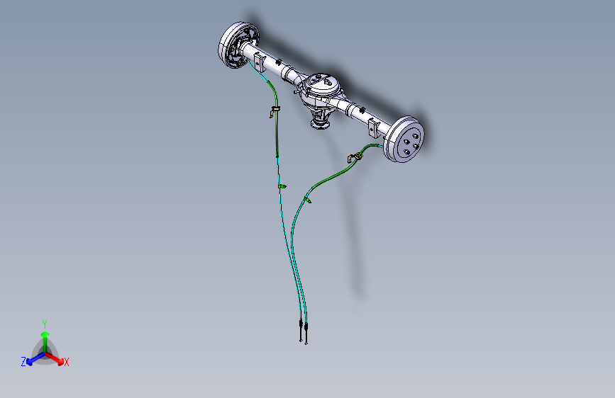长安跨越MINI轻卡 -后桥带制动器装置