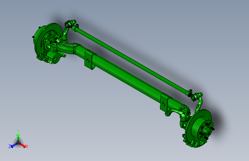 长安跨越MINI轻卡 -前轴带制动器装置