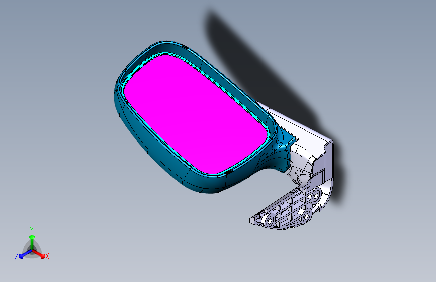 长安跨越MINI轻卡 -外后视镜总成（右）