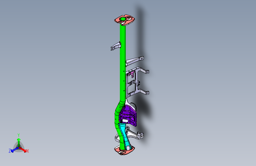 长安新豹小卡 -管梁总成