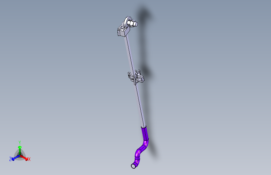 长安新豹小卡 -前舱盖撑杆总成