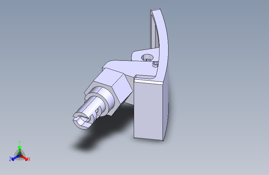 长安新豹小卡 -前舱盖锁扣手总成
