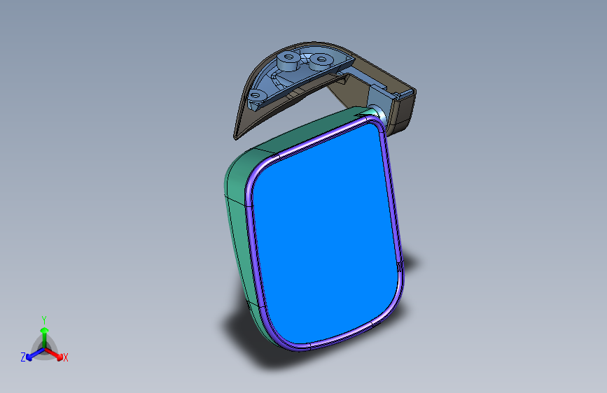 长安新豹小卡 -前门外后视镜总成