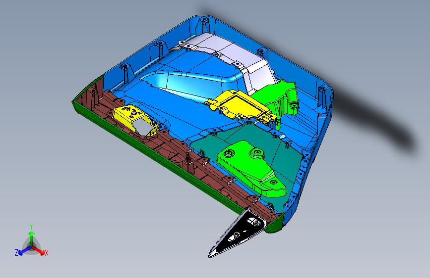 中车时代 -右后门护板总成