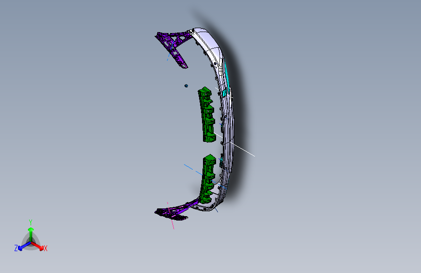众泰 S21 -后保险杠总成装置