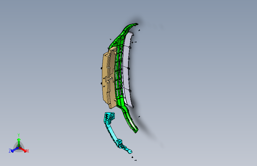 众泰 S21 -前保险杠总成装置