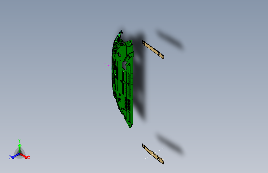 众泰 S21 -散热器格栅总成装置