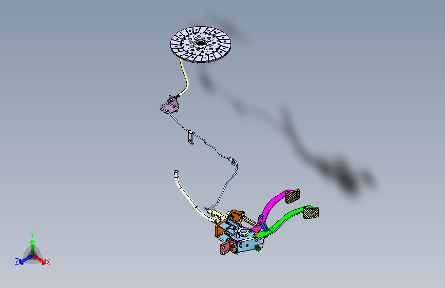 众泰 SR9 - 离合器操纵机构装置