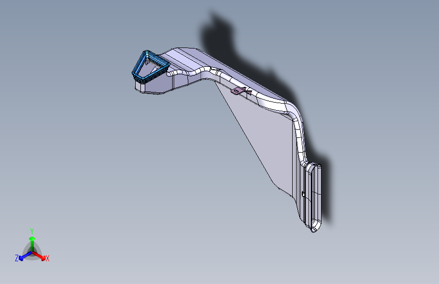 众泰 SR9 -后吹脚风道左部上段总成