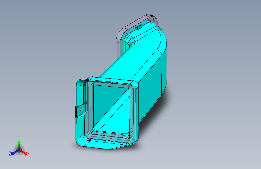 众泰 SR9 -后排吹面风道后端