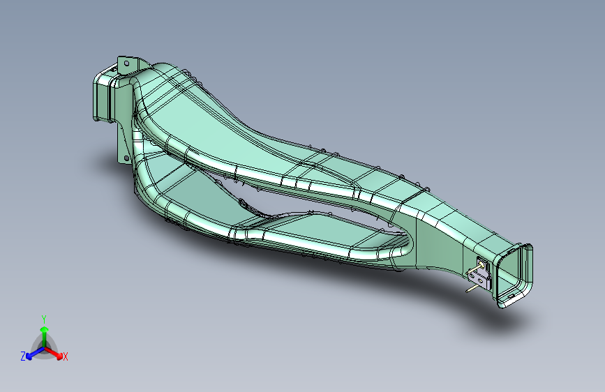 众泰 SR9 -后排吹面风管