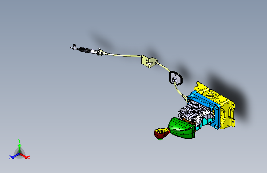 众泰 SR9 -换档操纵机构装置（自动）